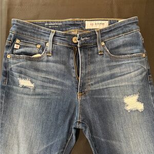 AG Adriano Goldschmied Blue Skinny Jeans